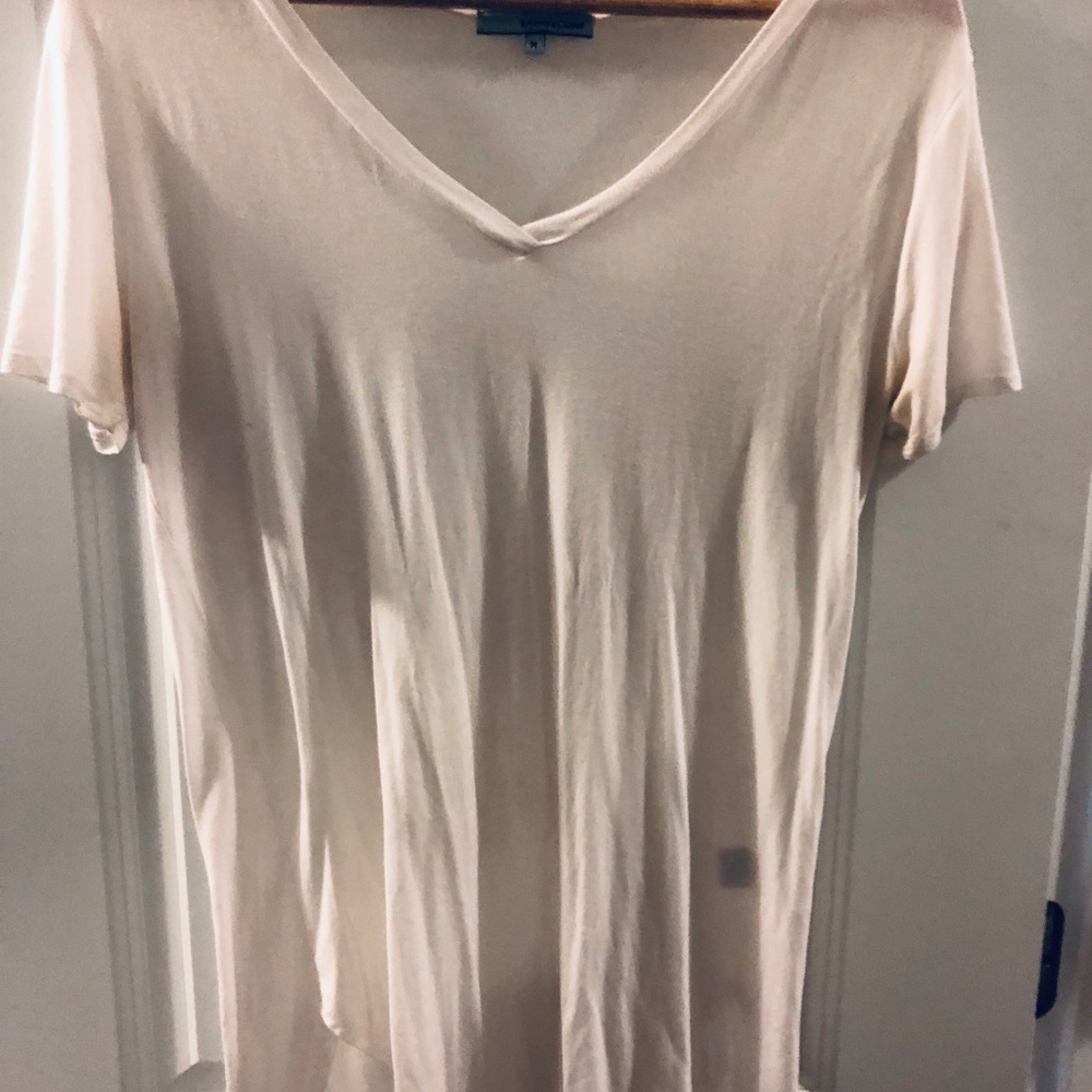CJLA basic vneck in ivory